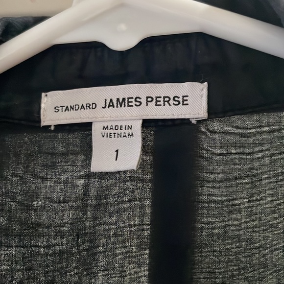 James Peres navy shirt dress size 1 - Picture 3 of 5